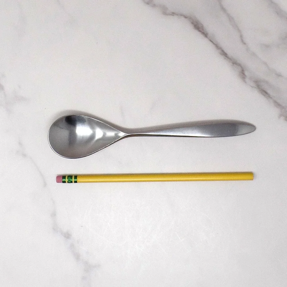 Vintage Wusthof Dreizack Pamir Stainless Steel MCM Flatware, Soup / Place Spoon
